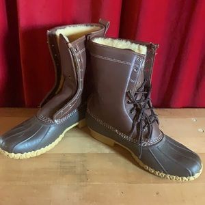 LL Bean men’s size 10 shearling boots!!